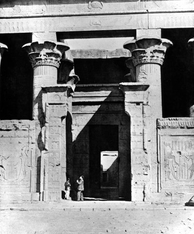 Templo Edfu, Egito, 1893 de Auguste Edouard Mariette