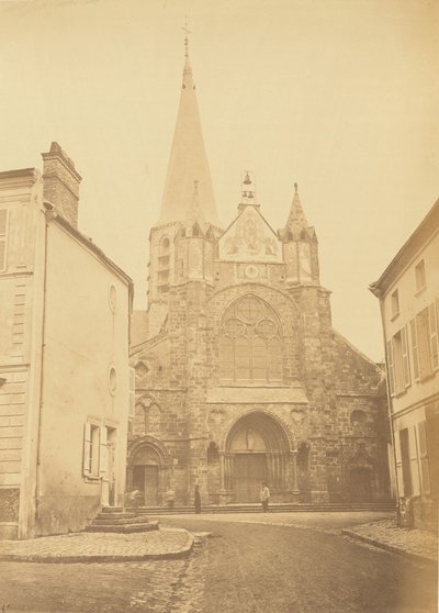 Igreja de Priseaux (Loiret) Perto da estação de Ce Nom de Auguste Hippolyte Collard