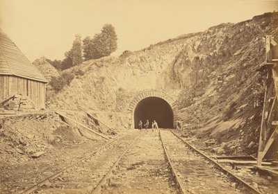 Entrada do Souterrain de Sauvage, Côté de Paris de Auguste Hippolyte Collard