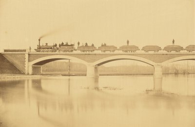 Linha de Villenueve-Saint-Georges a Montargis, Viaduto do Loing (perto de Montargis) de Auguste Hippolyte Collard
