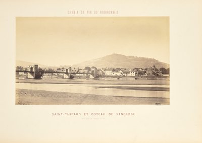 Saint-Thibaud e Coteau de Sancerre, vista do Chemin der Fer de Auguste Hippolyte Collard