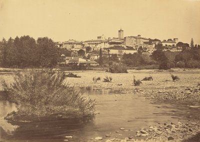 Aldeia de Chazay, vista da linha de caminho de ferro de Auguste Hippolyte Collard