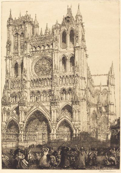 Catedral de Amiens (Catedral de Amiens - Dia do Inventário) de Auguste Lepere