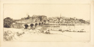 Angers - Vista Panorâmica de Auguste Lepere