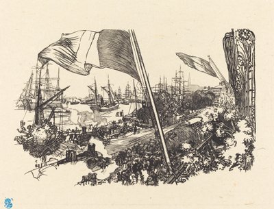Página de dedicatória, publicada em 1900. de Auguste Lepere