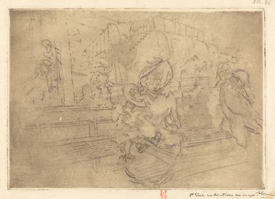 Partida para Greenwich (Depart pour Greenwich) de Auguste Lepere