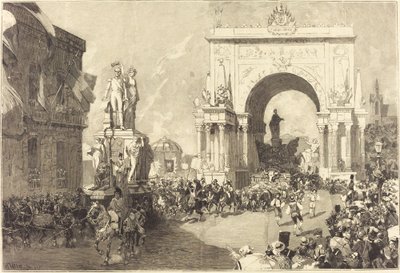 Fêtes jubilaires de Bruxelles de Auguste Lepere