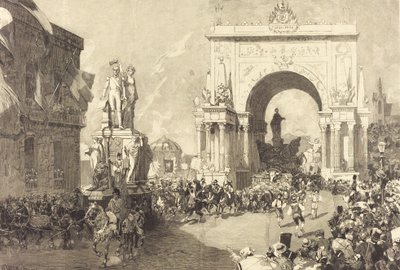 Celebrações do Jubileu de Bruxelas, 18831890. de Auguste Lepere
