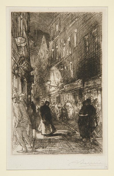 Rua Galande de Auguste Lepere