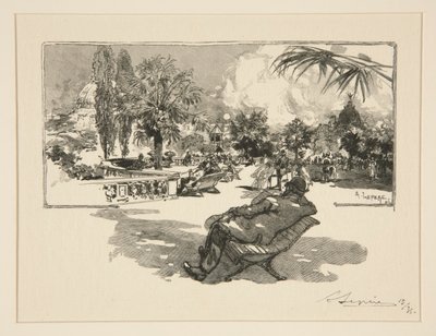 O Terraço das Artes Liberais de Auguste Lepere