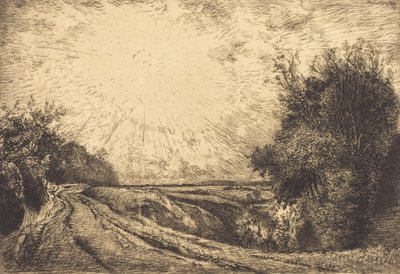 Rota de La Houssoye, Crevecoeur-le-Grand Rota de La Houssoye, Crevecoeur, 1913. de Auguste Lepere