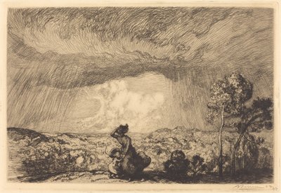 Tempestade na Duna, Vendéia de Auguste Lepere