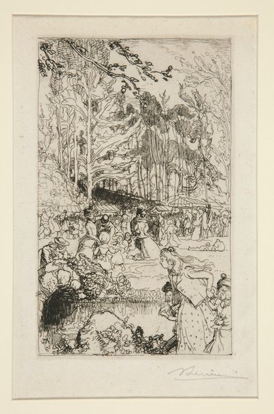 Domingo à tarde em Nantes de Auguste Lepere