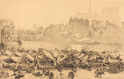 O Grande Mercado da Maçã O Grande Mercado da Maçã, 1891. de Auguste Lepere