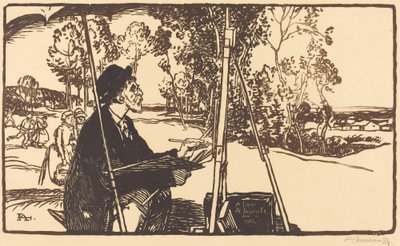 O Artista Paisagista de Auguste Lepere