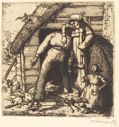O Poulterer, Vendéia de Auguste Lepere