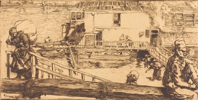 A Lavanderia A Lavanderia, 1891. de Auguste Lepere