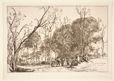 Verão de São Martinho, as Núpcias do Passado de Auguste Lepere