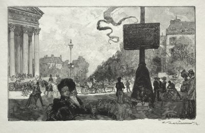Esquina da Rua Real de Auguste Louis Lepère