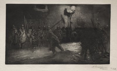 Chamado dos Varredores da Noite de Auguste Louis Lepère