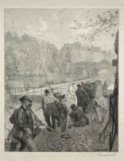 A fechadura da moeda de Auguste Louis Lepère