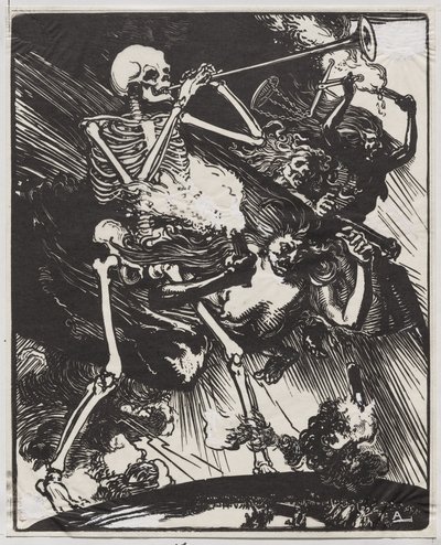 Morte e as paixões derretendo na terra de Auguste Louis Lepère