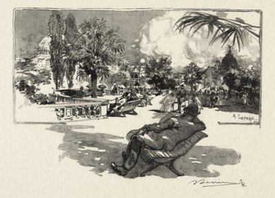 O Terraço das Artes Liberais de Auguste Louis Lepère