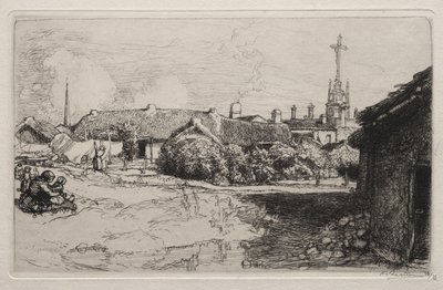 O Calvário, St. Jean-de-Mont de Auguste Louis Lepère