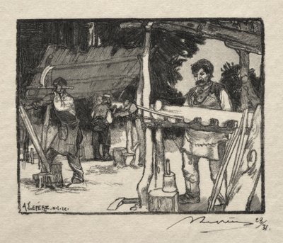 O fabricante de ripas de Auguste Louis Lepère