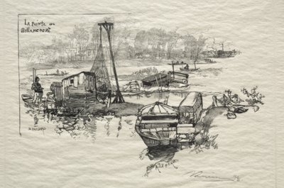 O Ponto de Billancourt de Auguste Louis Lepère