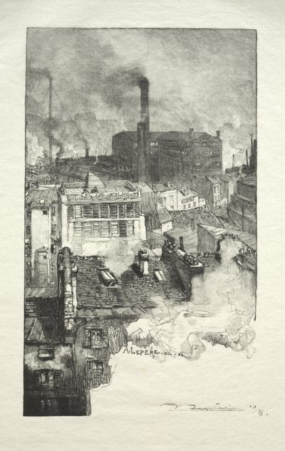 distrito de Gobelins de Auguste Louis Lepère
