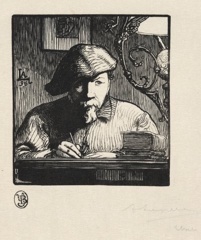 Auto-retrato de Auguste Louis Lepère