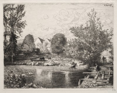 A velha passarela de Auguste Louis Lepère