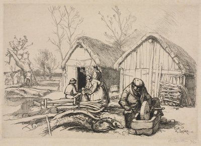 A Casa do Lenhador (Vendée) de Auguste Louis Lepère