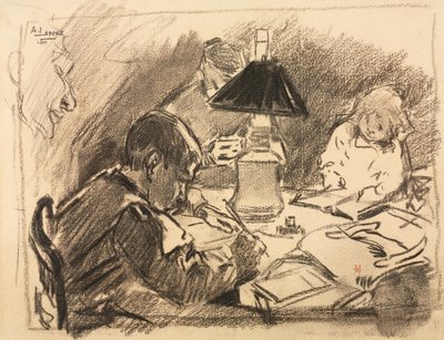 Ao redor da lâmpada de Auguste Louis Lepère