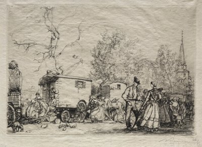 Na Feira St. Jean de Mont de Auguste Louis Lepère