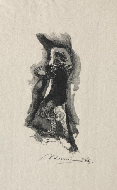 No desfile de Sept-Cavernes. de Auguste Louis Lepère