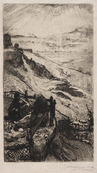 Carreiras americanas perto de Paris de Auguste Louis Lepère