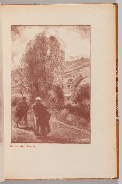 Catálogo da exposição de Auguste Lepère: Return from the Fields ..., 1908. de Auguste Louis Lepère