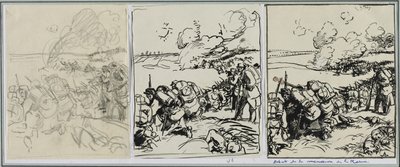 Começo da manobra de Marne de Auguste Louis Lepère