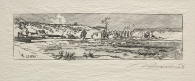 Lagoa de Issy les Moulineaux de Auguste Louis Lepère