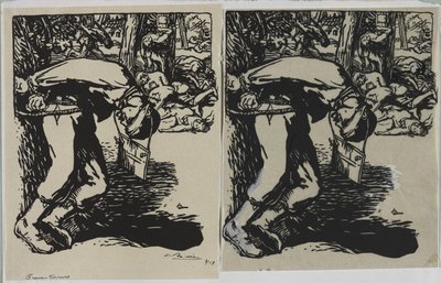 Franc-Tireurs, 1914. de Auguste Louis Lepère