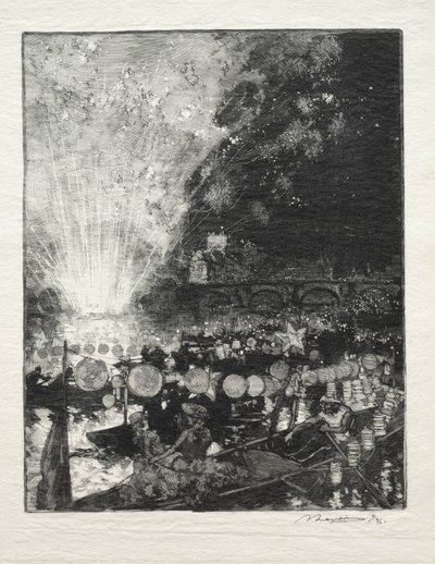 Festival veneziano. de Auguste Louis Lepère