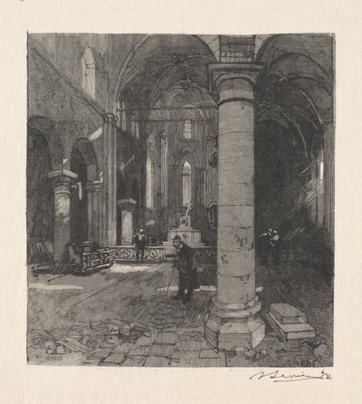 Interior da Igreja de Auguste Louis Lepère