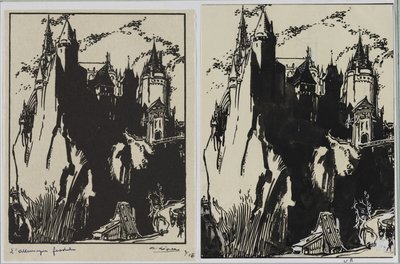 Alemanha feedale, 1914. de Auguste Louis Lepère