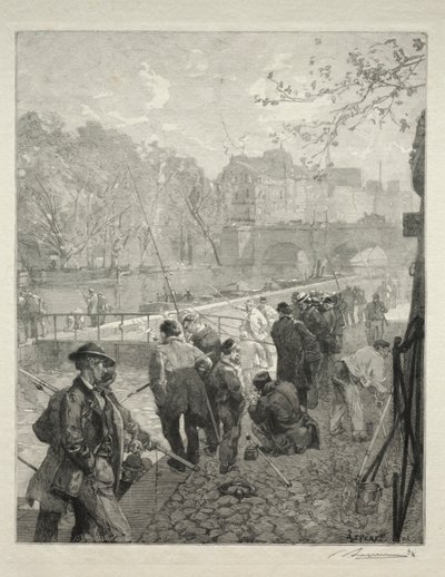 A fechadura da Casa da Moeda. de Auguste Louis Lepère