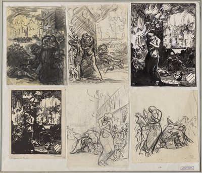 O fogo de Louvain de Auguste Louis Lepère