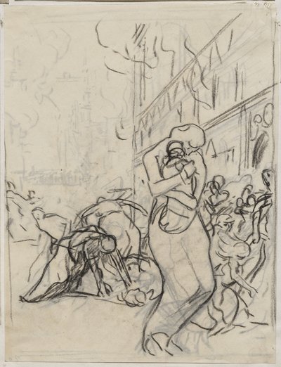 O fogo de Louvain de Auguste Louis Lepère