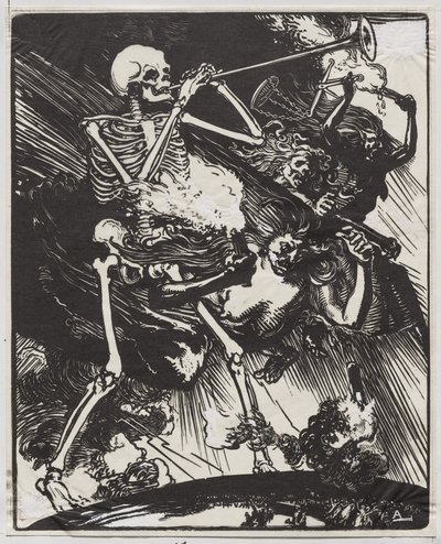 Morte e as paixões derretendo na terra de Auguste Louis Lepère