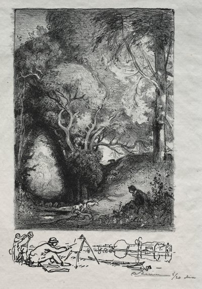 La Ravine em junho de Auguste Louis Lepère